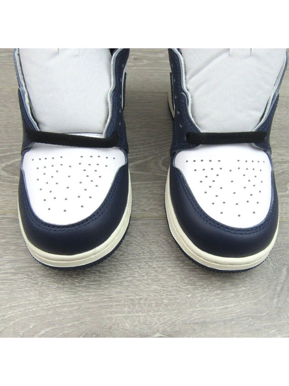 Air Jordan 1 Retro High OG "Midnight Navy" Sneakers GS Size 7Y NEW - Picture 5 of 14